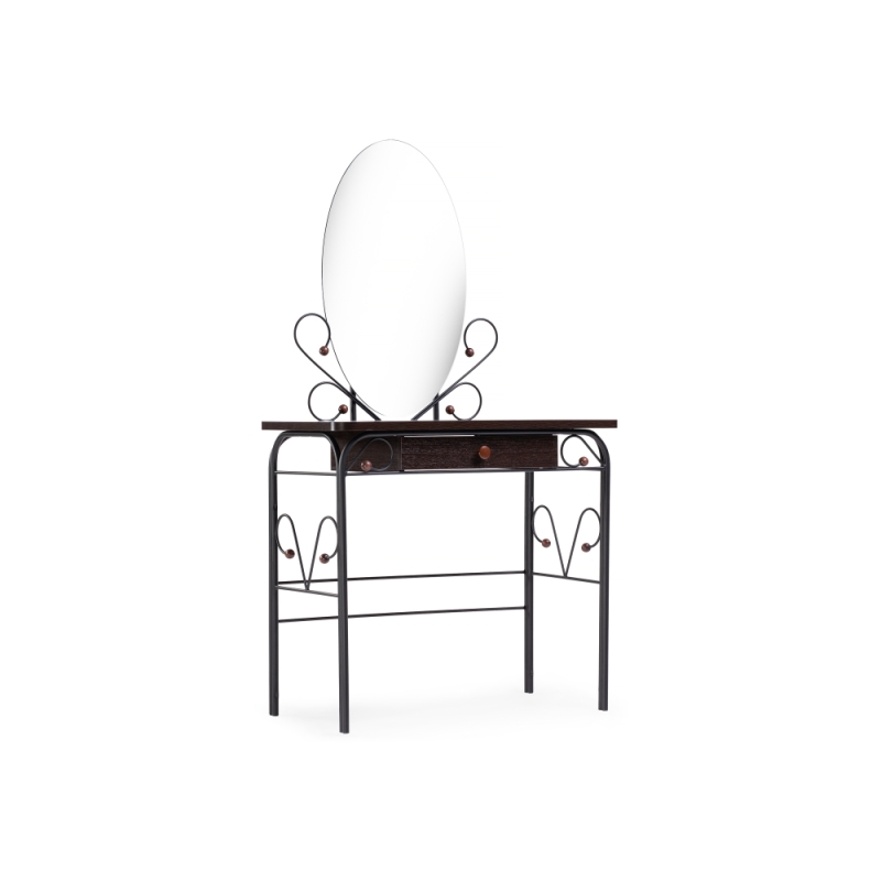 Туалетный столик Клео 3 черный / венге