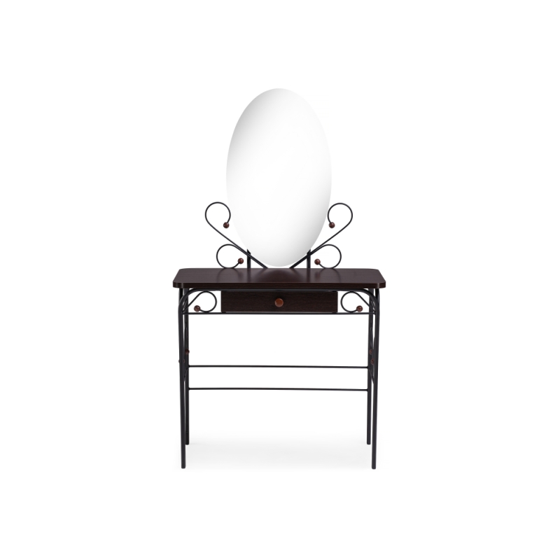 Туалетный столик Клео 3 черный / венге