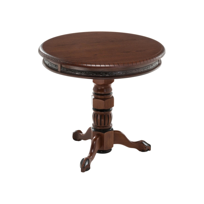 Журнальный столик Бернард орех с коричневой патиной