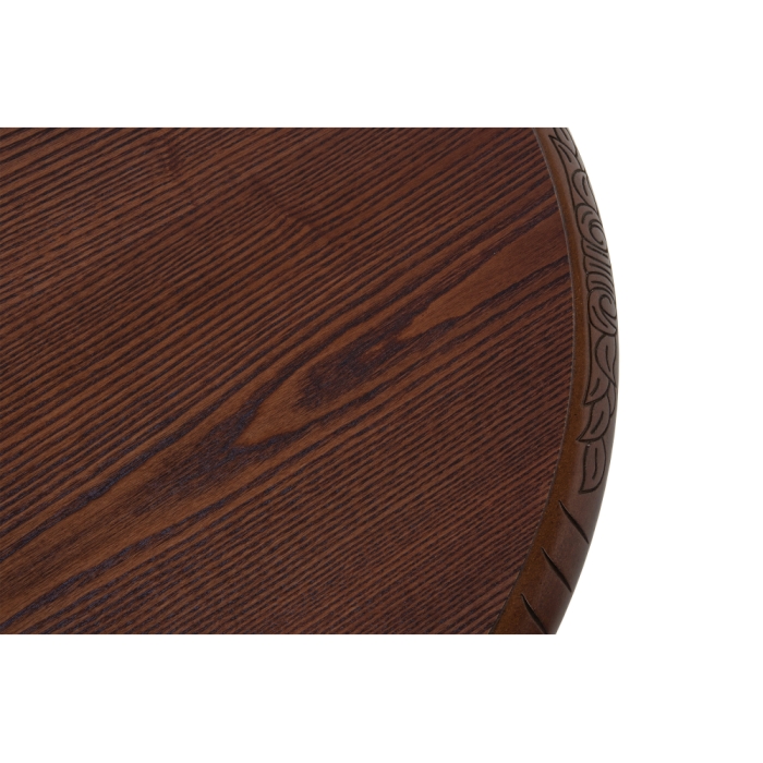 Журнальный столик Бернард орех с коричневой патиной