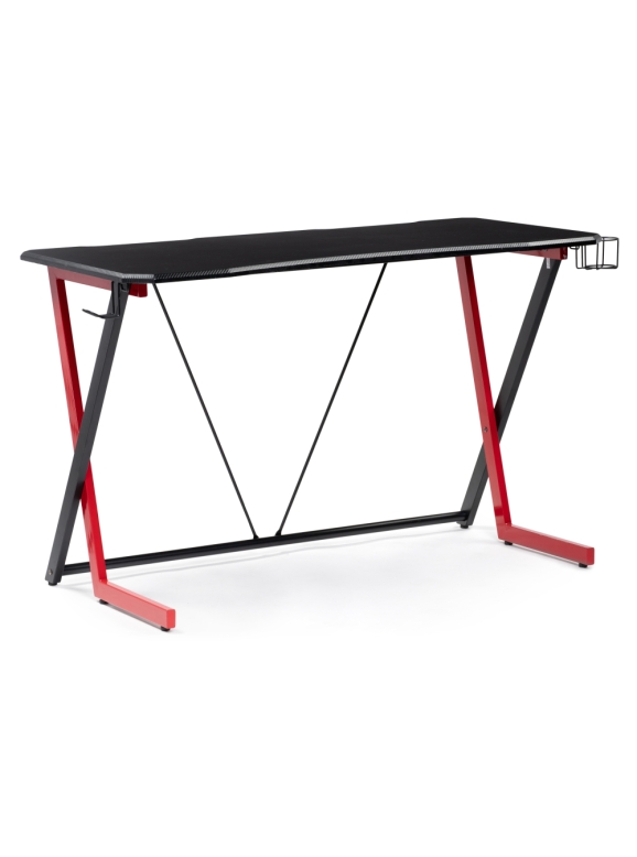 Компьютерный стол Kolman 120х60х76 black / red