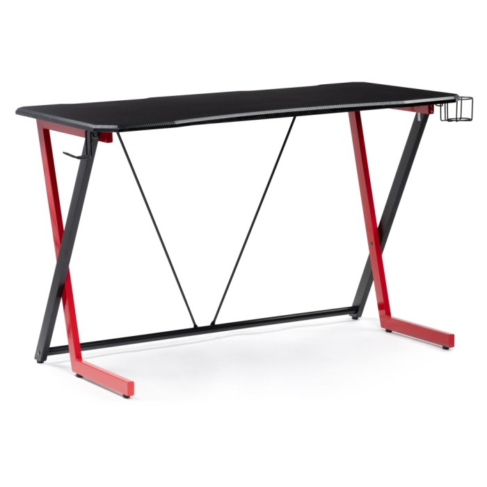 Компьютерный стол Kolman 120х60х76 black / red