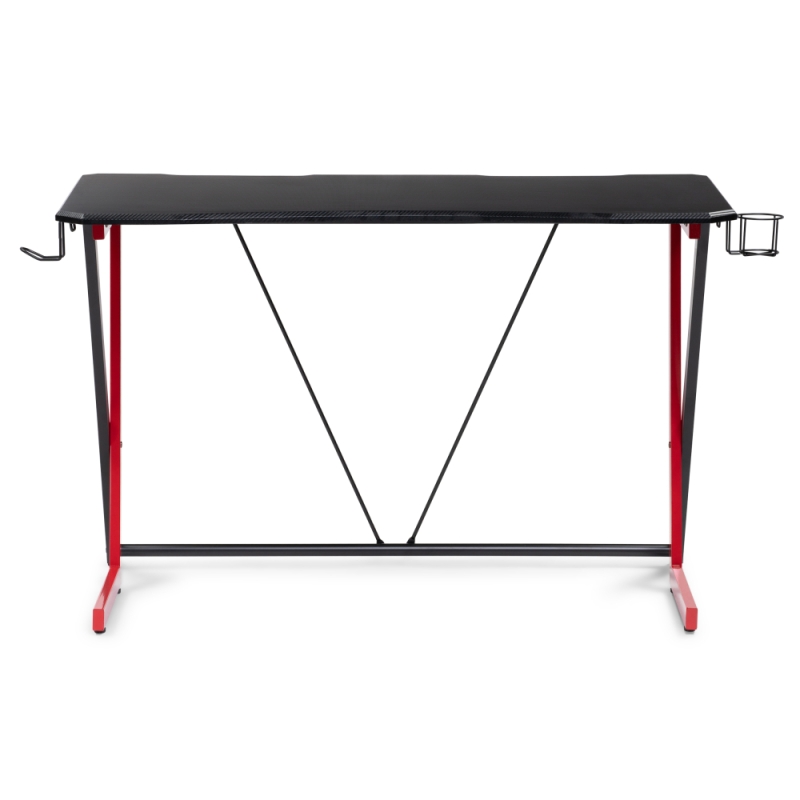 Компьютерный стол Kolman 120х60х76 black / red