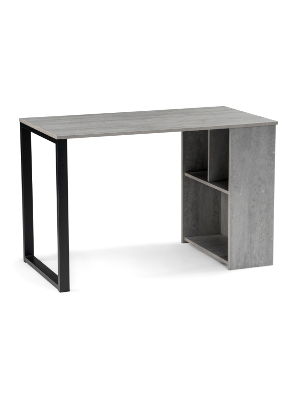 Письменный стол Битти Лофт 116х60х75 бетон / черный матовый