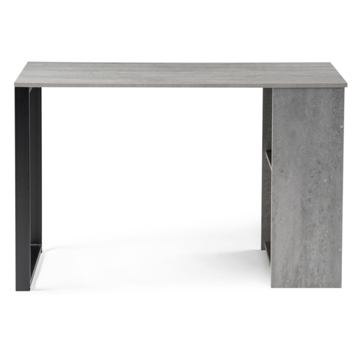 Письменный стол Битти Лофт 116х60х75 бетон / черный матовый