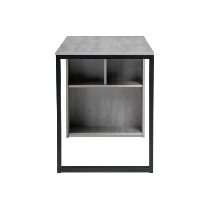 Письменный стол Битти Лофт 116х60х75 бетон / черный матовый