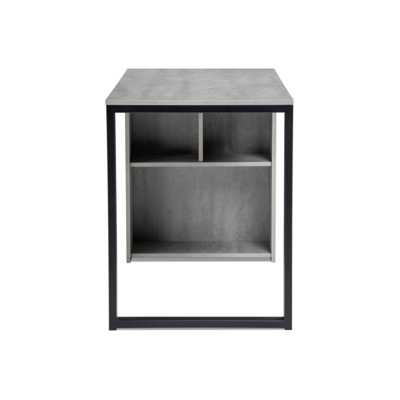 Письменный стол Битти Лофт 116х60х75 бетон / черный матовый