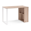 Письменный стол Битти Лофт 116х60х75 дуб делано светлый / белый матовый