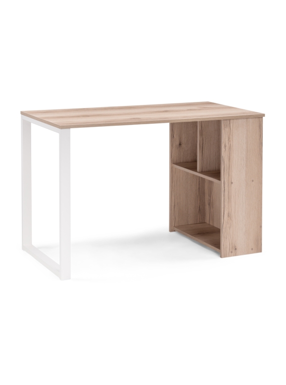 Письменный стол Битти Лофт 116х60х75 дуб делано светлый / белый матовый