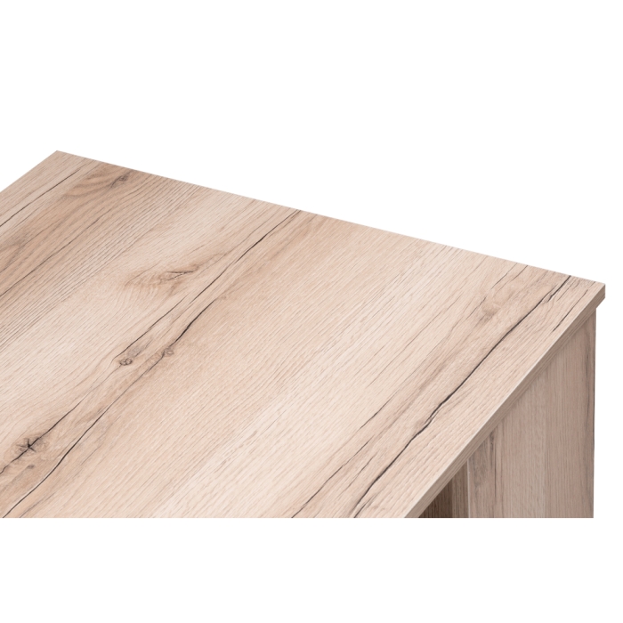 Письменный стол Битти Лофт 116х60х75 дуб делано светлый / белый матовый