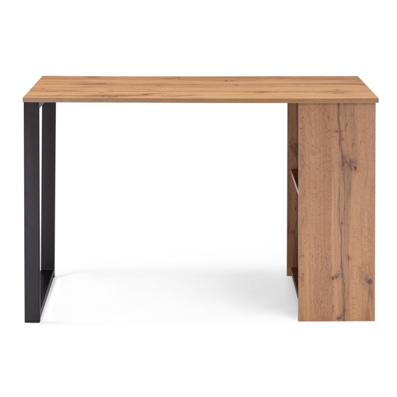 Письменный стол Битти Лофт 116х60х75 дуб вотан / черный матовый