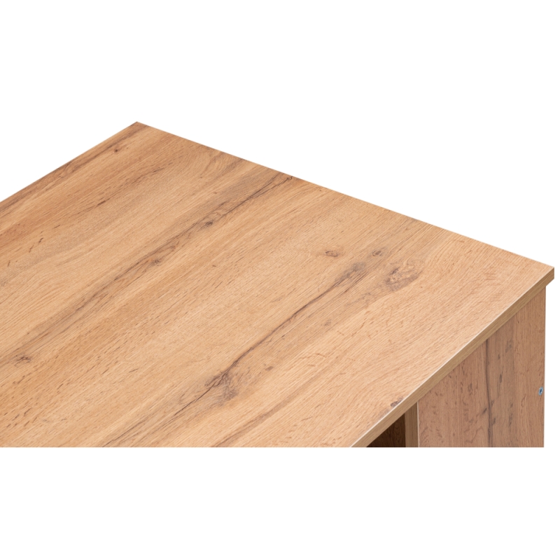 Письменный стол Битти Лофт 116х60х75 дуб вотан / черный матовый