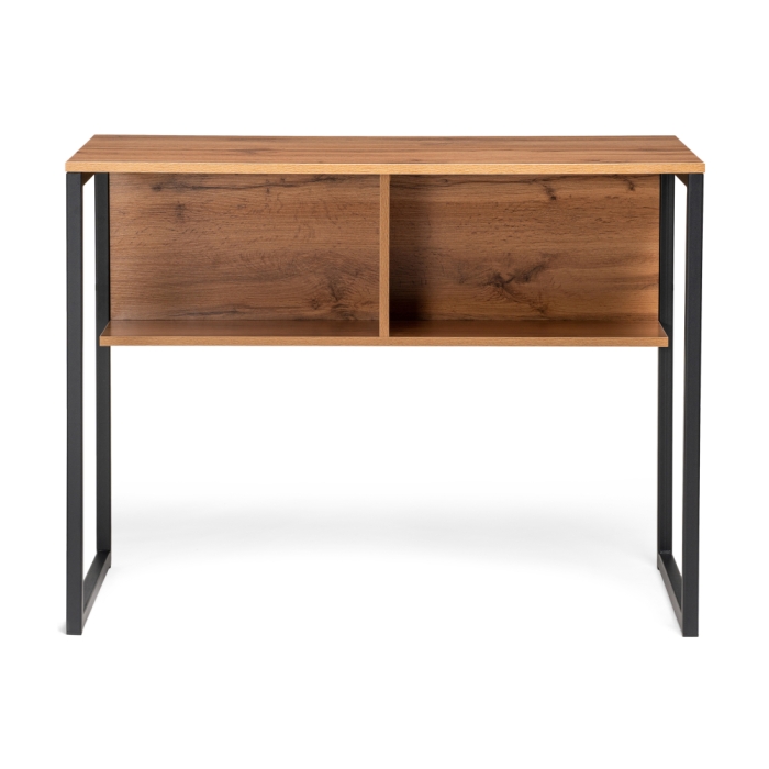 Письменный стол Клер Лофт 100х57х75 дуб вотан / матовый черный