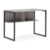 Письменный стол Клер Лофт матовый черный  / бетон
