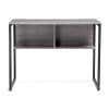 Письменный стол Клер Лофт матовый черный  / бетон