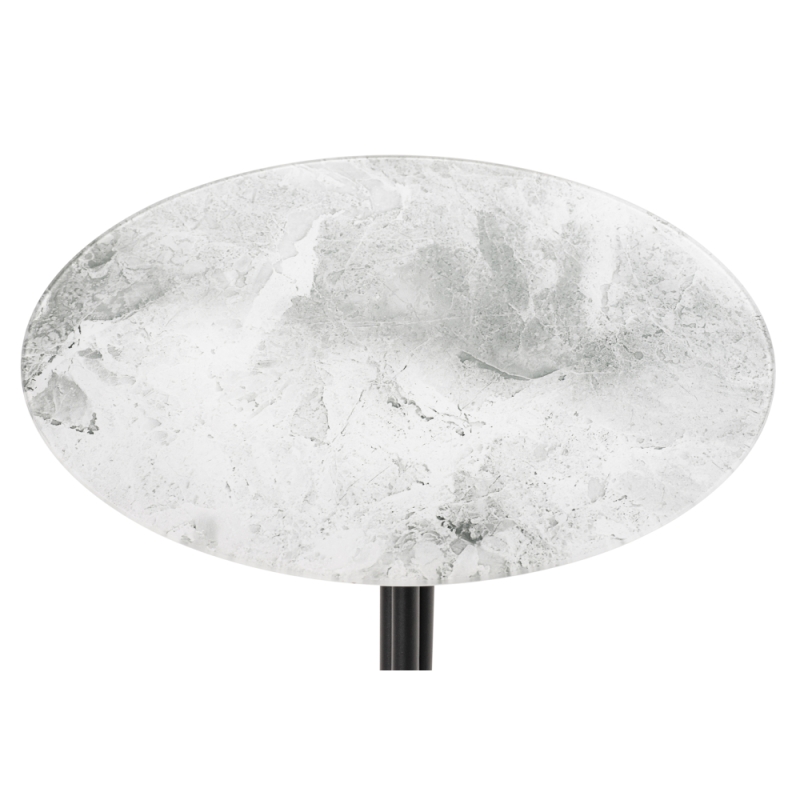 Комплект столиков Рускус белый мрамор / серый мрамор / галифакс