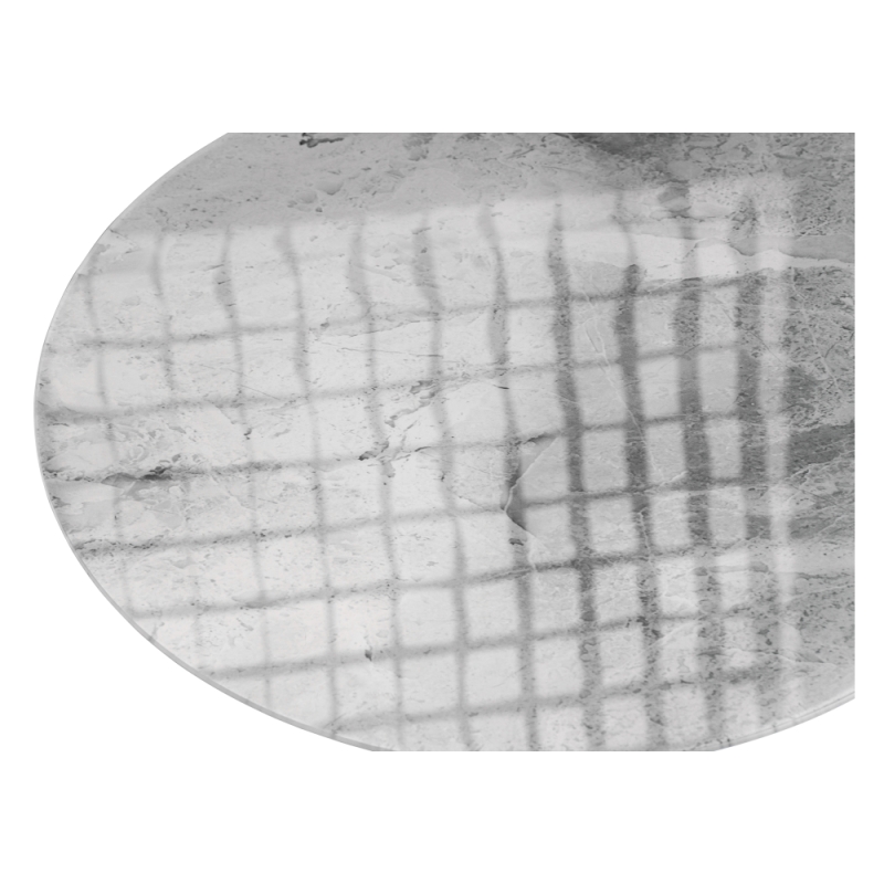 Комплект столиков Рускус белый мрамор / серый мрамор / галифакс