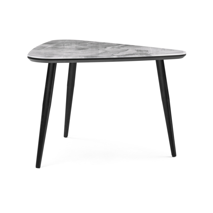 Журнальный столик Рамси 60х60х41 мрамор серый