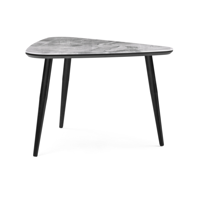 Журнальный столик Рамси 60х60х41 мрамор серый