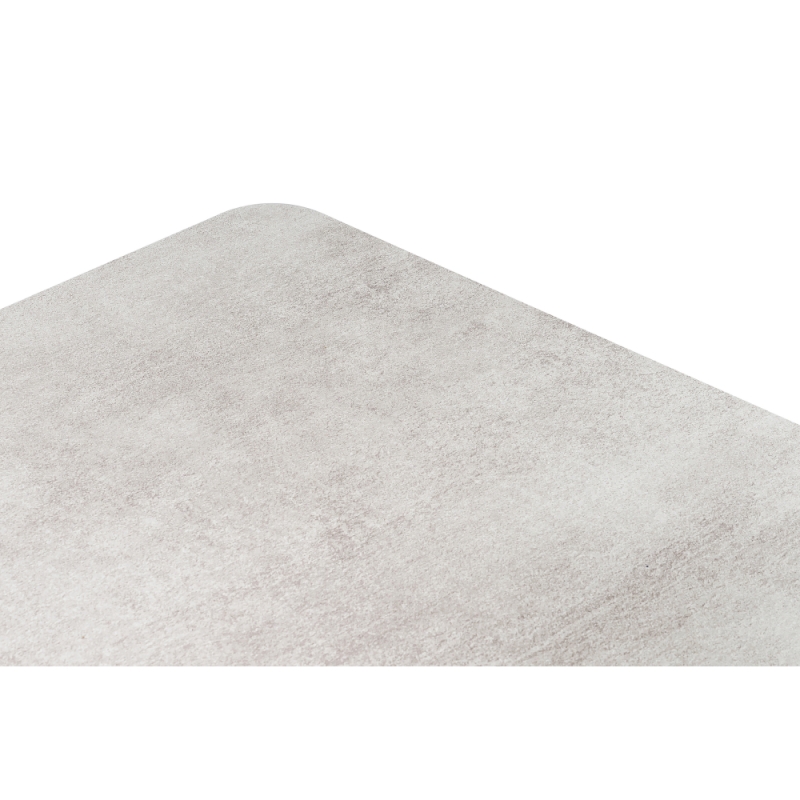 Стол на тумбе Санса 120(160)х80х76 камень темный / камень светлый