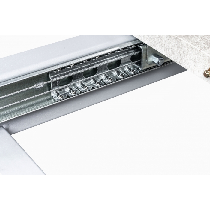 Стол на тумбе Санса 120(160)х80х76 камень темный / камень светлый