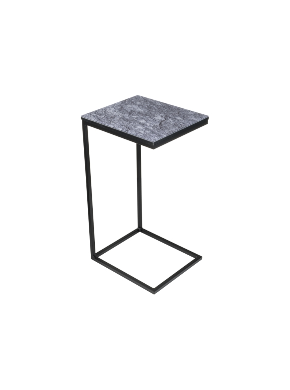 Журнальный столик Геркулес 30х34х62 серый мрамор