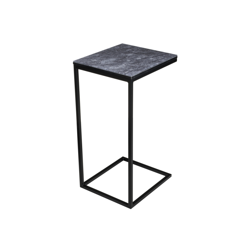 Журнальный столик Геркулес 30х34х62 серый мрамор