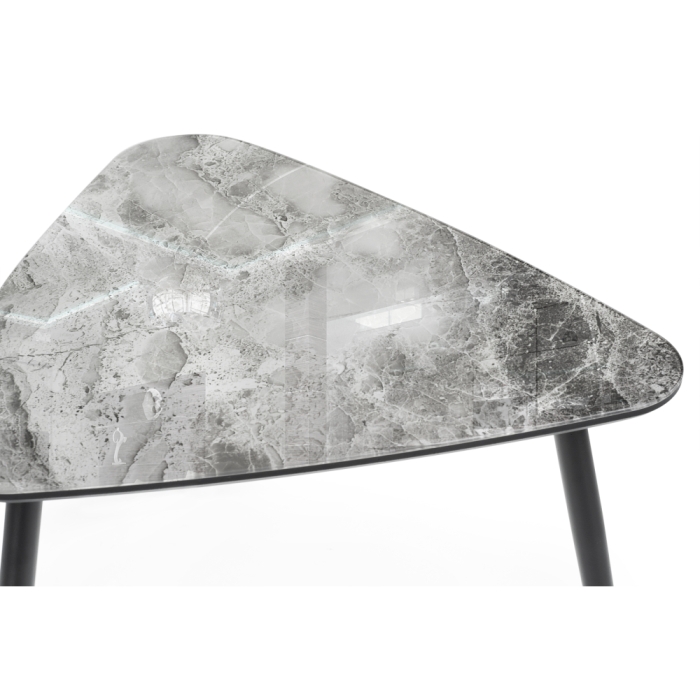 Журнальный столик Рамси 60х60х41 мрамор серый