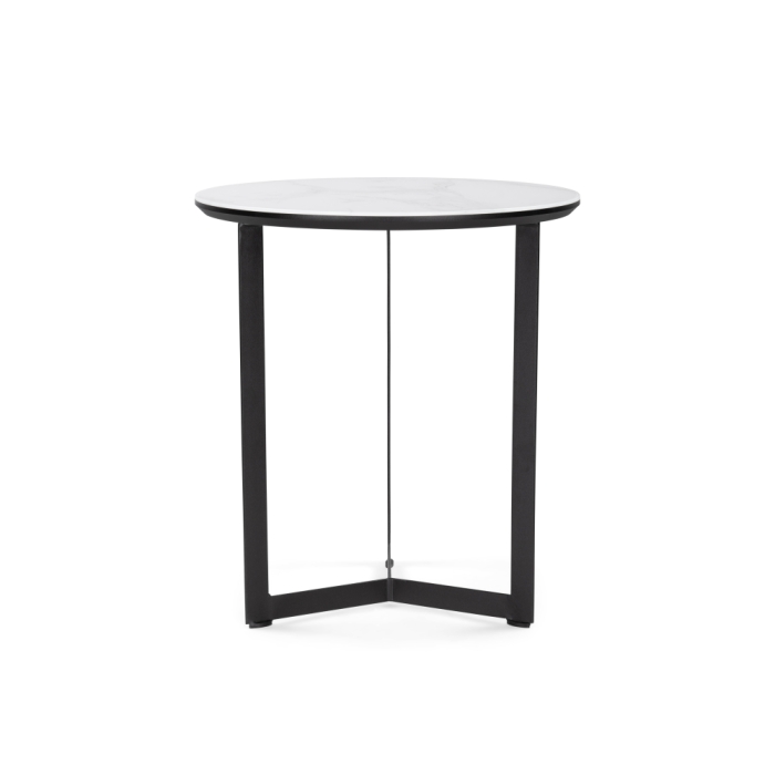 Журнальный столик Роб D-450 45х50 мрамор белый