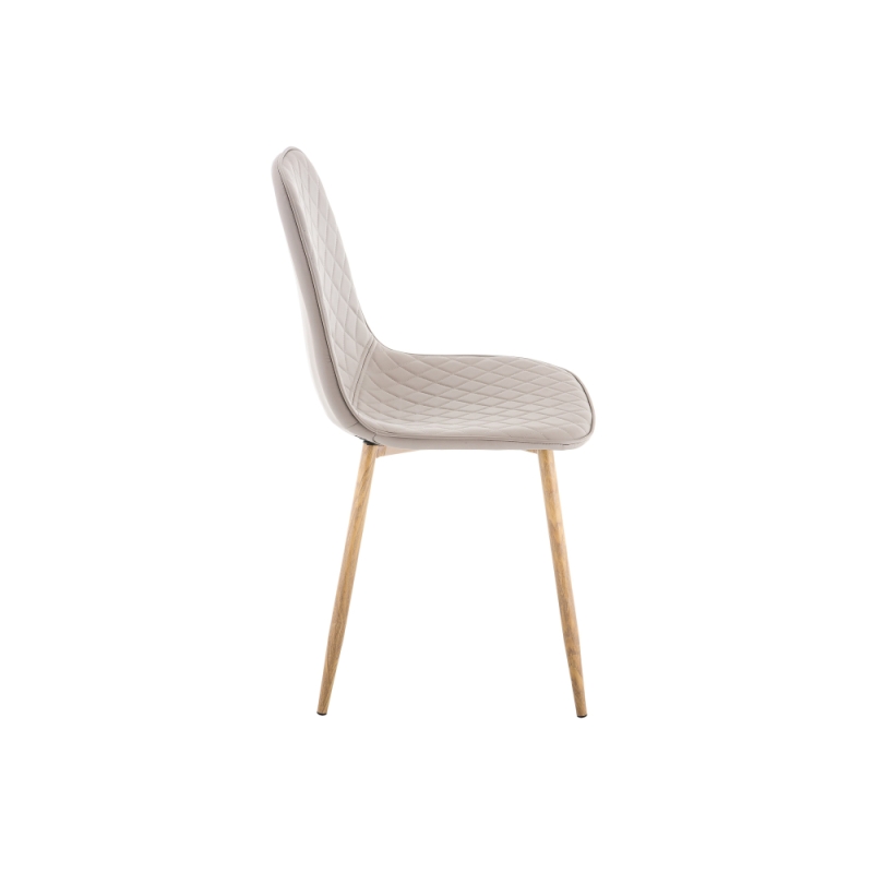 Стул на металлокаркасе Capri champagne