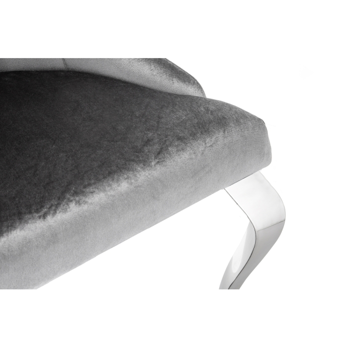 Стул на металлокаркасе Gustav серый