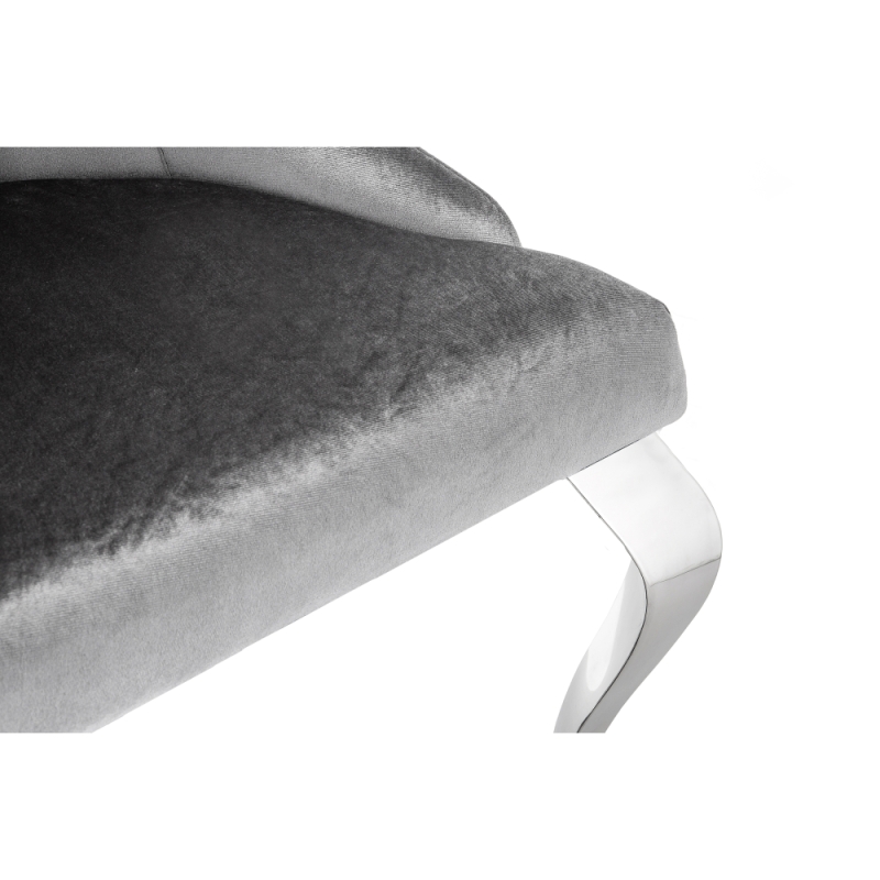 Стул на металлокаркасе Gustav серый