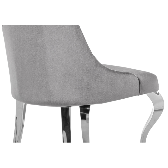 Стул на металлокаркасе Gustav серый