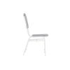 Стул на металлокаркас Арналд светло-серый / белый