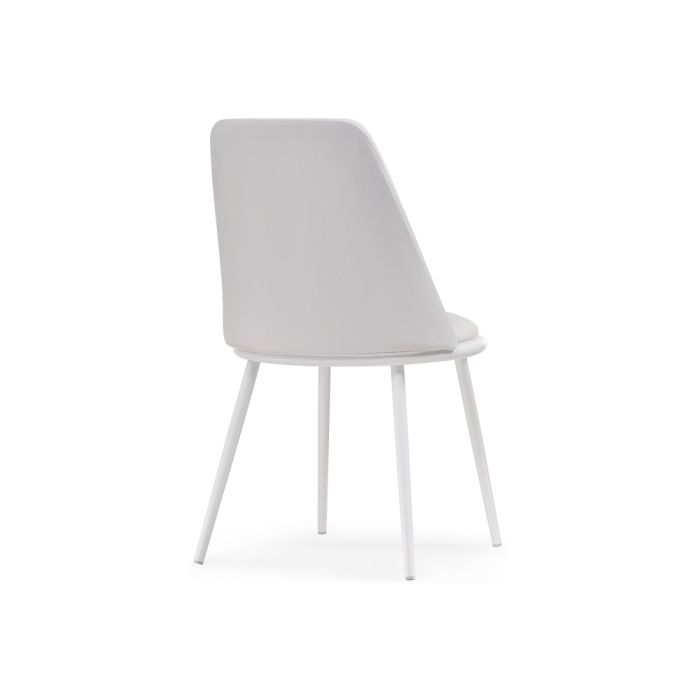 Стул на металлокаркасе Алдис катания вайт / белый матовый