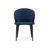 Стул на металлокаркасе Алсисар темно-синий / черный