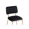 Стул на металлокаркасе Armond black / gold