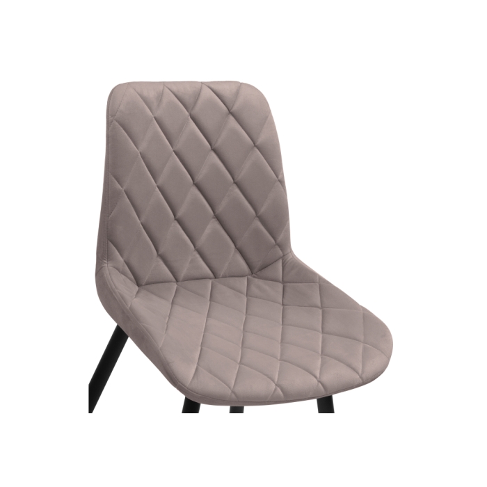 Стул на металлокаркасе Баодин Б/К латте / черный