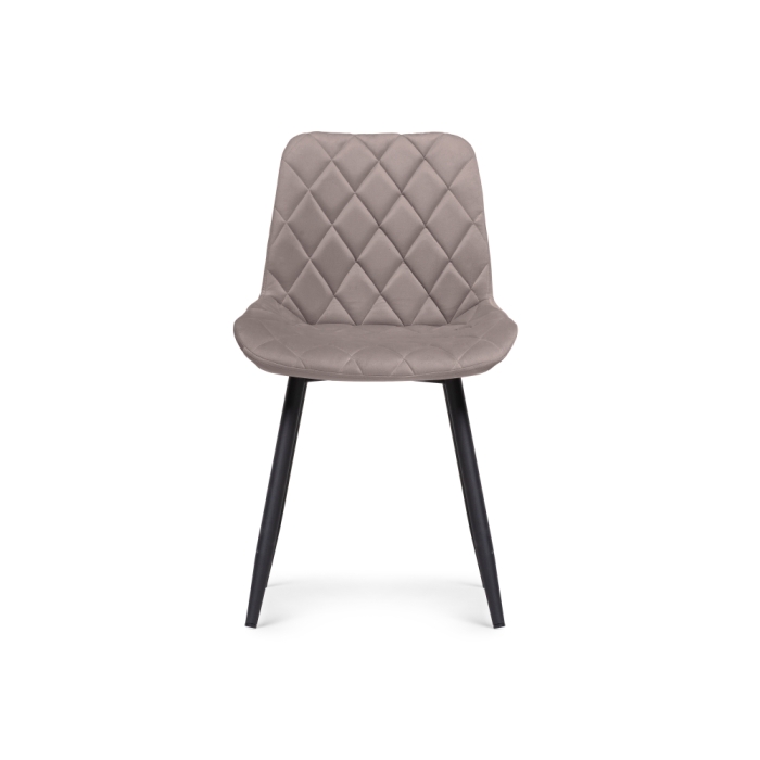 Стул на металлокаркасе Баодин Б/К латте / черный