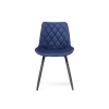 Стул на металлокаркасе Баодин Б/К синий / черный