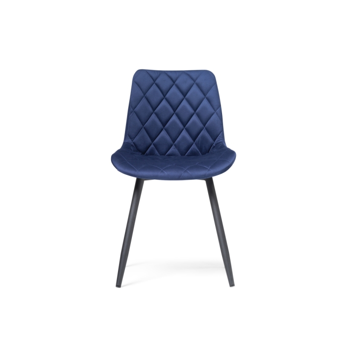 Стул на металлокаркасе Баодин Б/К синий / черный