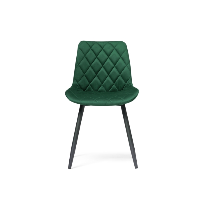 Стул на металлокаркасе Баодин Б/К зеленый / черный