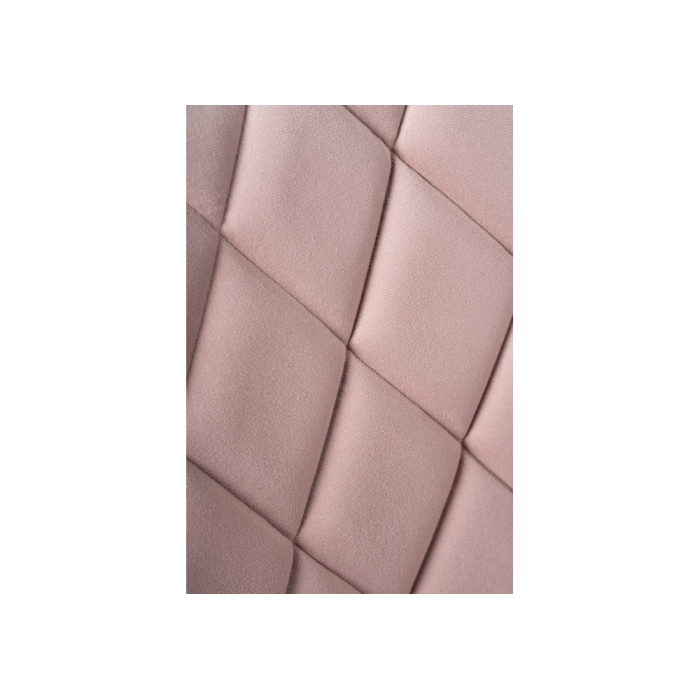 Стул на металлокаркасе Баодин без канта розовый / белый