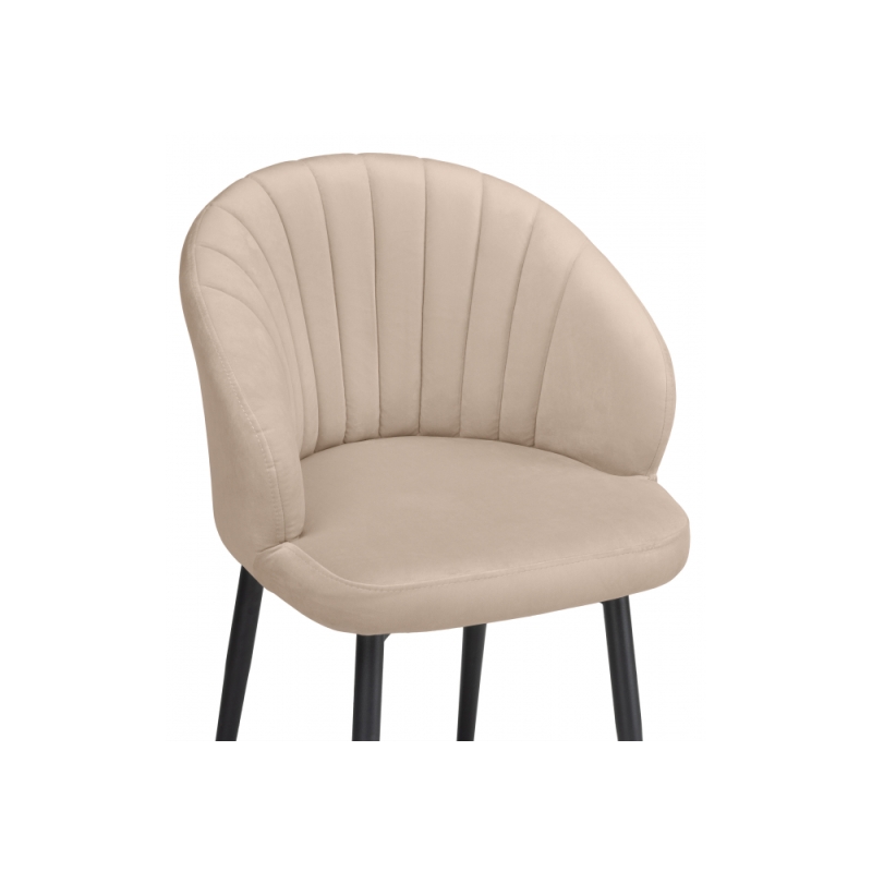 Стул на металлокаркасе Бэнбу крутящийся MR-26 / черный