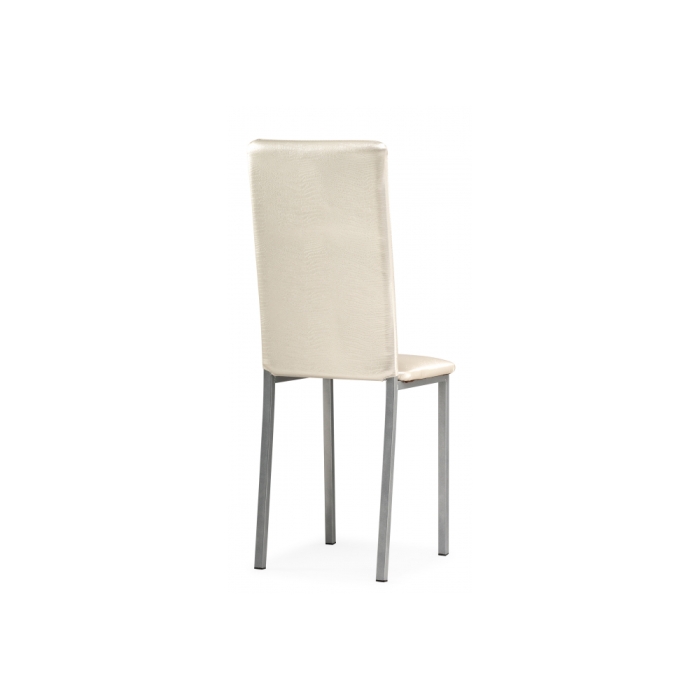 Стул на металлокаркасе Bozanak жемчуг / крокодил искусственная кожа / светлый мусс