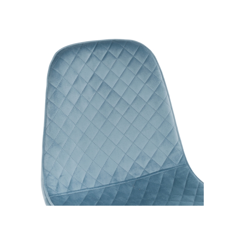 Стул на металлокаркасе Capri blue / white