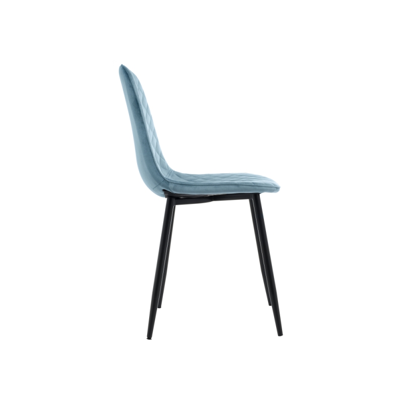 Стул на металлокаркасе Capri голубой