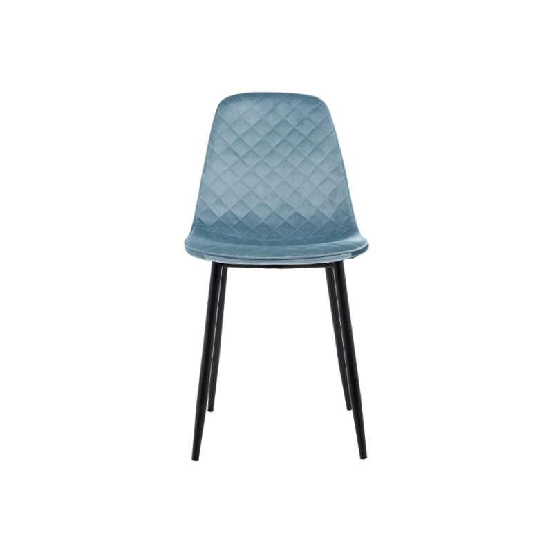 Стул на металлокаркасе Capri голубой