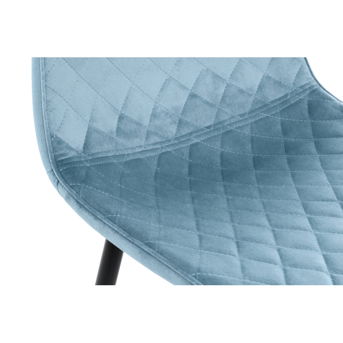 Стул на металлокаркасе Capri голубой