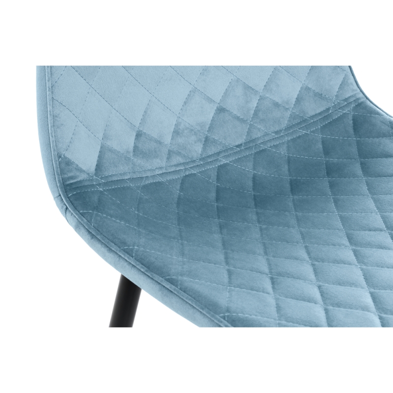 Стул на металлокаркасе Capri голубой